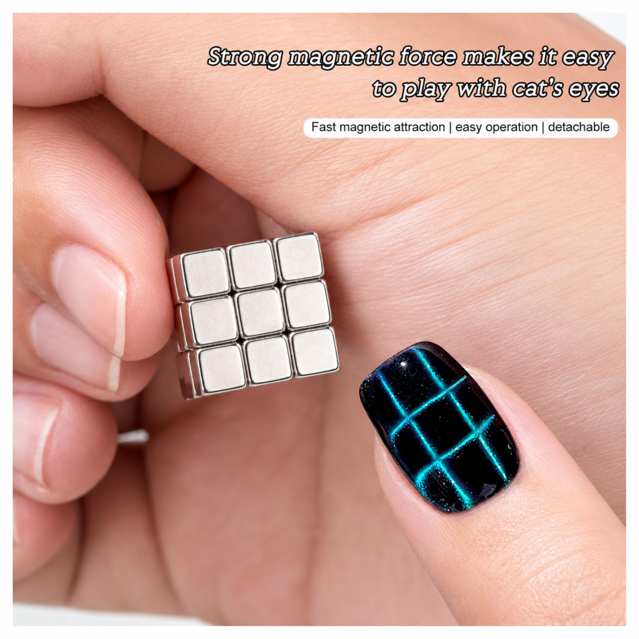 cube nail  Buy SHILLS PROFESSIONAL Big Rubiks Cube Magnet SPN-708 for Cat Eye